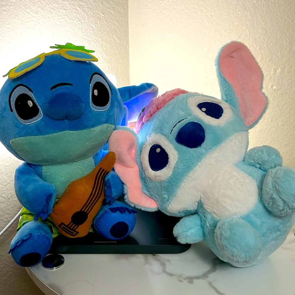 2 cute lilo and stitch stuff animal